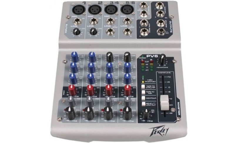 Микшерный пульт PEAVEY PV 6 USB