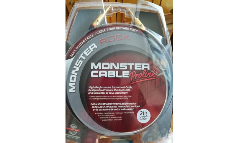Продам профессиональный кабель Monster Rock для гитары!