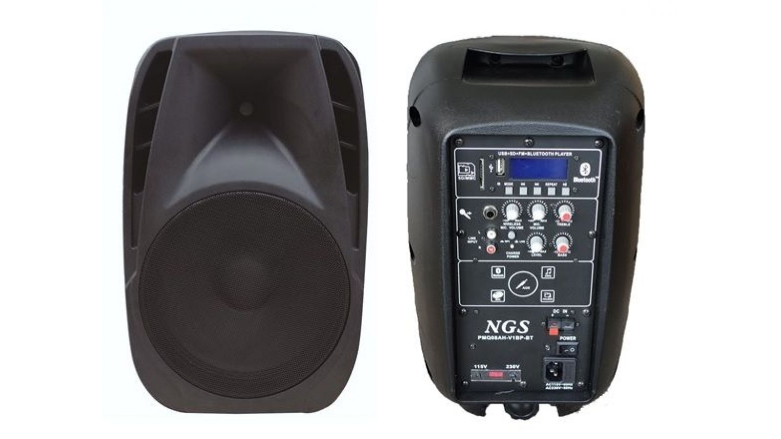 Автономная активная акустическая система NGS PMQ08AH-BP-BT 8", 60-100Вт