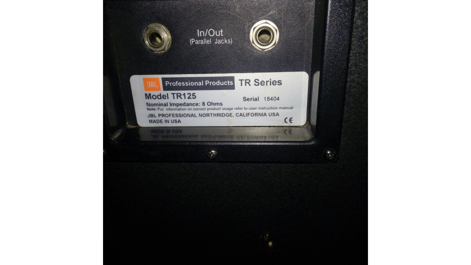 JBL TR125 USA