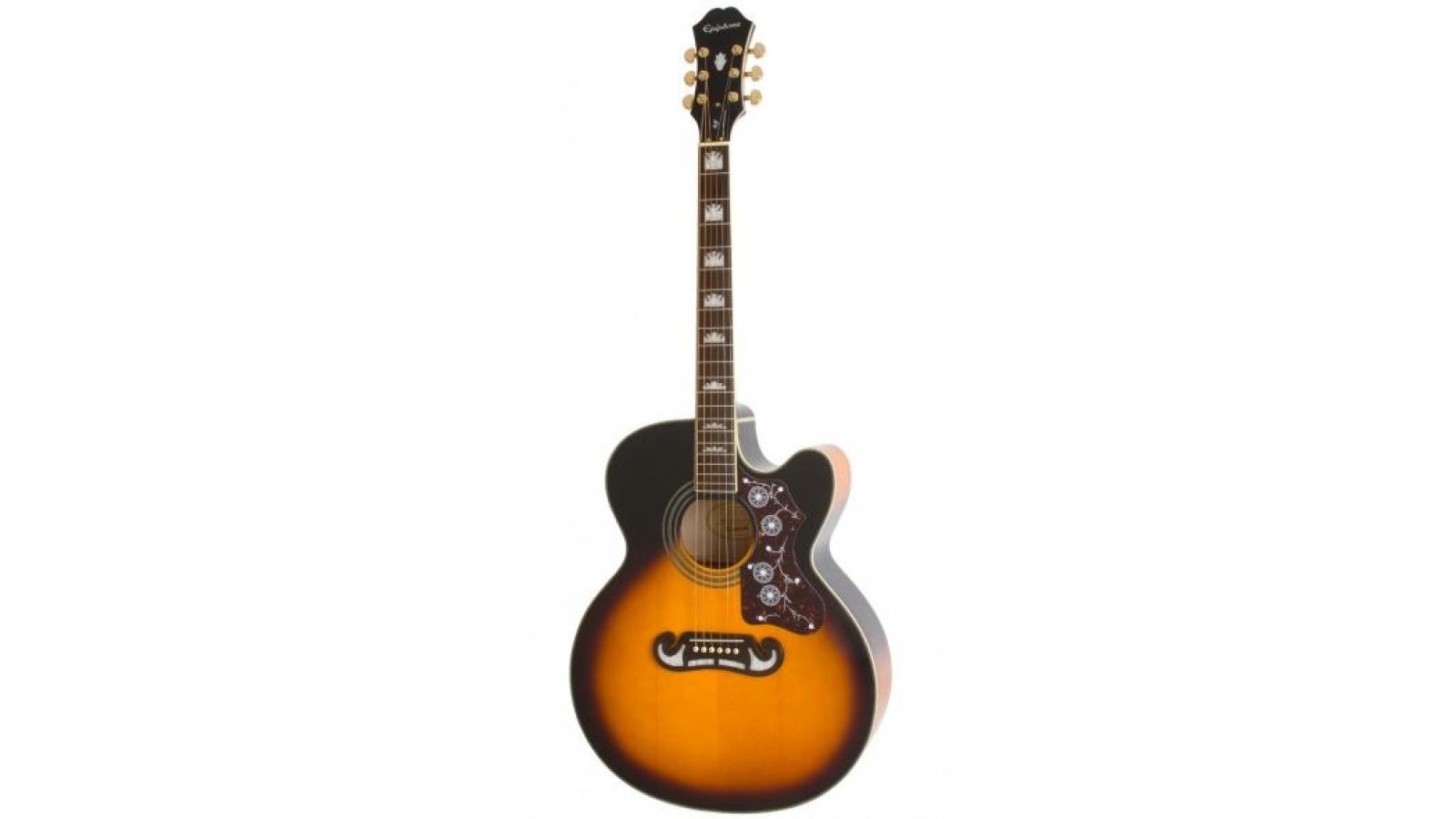 Электроакустическая гитара EPIPHONE EJ-200CE VS/GH