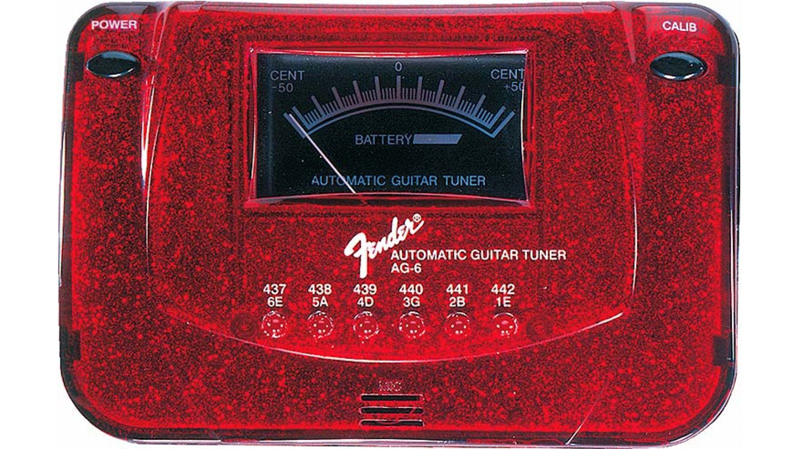 Тюнер Fender AG6 Red Sparkle